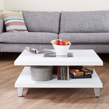 Pés de mesa sólidos para apoiar a colocação de itens.